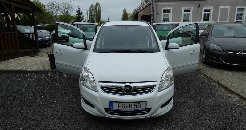 Opel Zafira cena 25700 przebieg: 153000, rok produkcji 2010 z Złotów małe 667